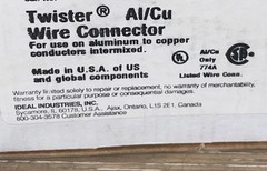 Ideal 10pcs Al/Cu Wire Connectors Aluminum to Copper – Purple