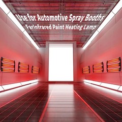 DATOUBOSS 2×3000W Infrared Paint Curing Lamp Shortwave Infrared Paint Lamp fo…