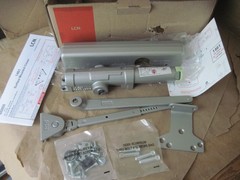 LCN 1461 Hw/PA ALUM 689 Heavy Duty Commercial Door Closer, NEW