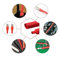5-100ft Φ1/4″ (6.4mm) Heat Shrink Tubing 3:1 Ratio Dual Wall Adhesive Glue Lined