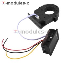 DC0-300V 50/100/200/400A Digital Current Voltage Meter Hall Ammeter Voltmeter