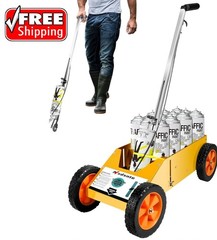 2 in 1 Detachable Parking Lot Striping Machine and Marking Paint Wand for Fas…