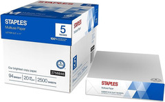 2758846 Multiuse 8.5-Inch X 11-Inch Copy Paper 20 Lbs 94 Brightness 500/Rm 5 Rm/