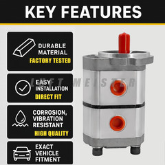 NEW For AGT-H15R Mini Excavators Hydraulic Pump Double Acting Single Section US