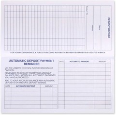 24 PCS Check Registers for Personal Checkbook, Easy to Read Checkbook Register