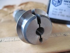 Southwick & Meister TF25 XP Extra Precision Steel Collet w/ 2 Slots, Size .295″
