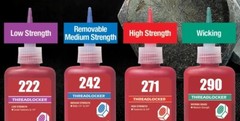 100 count Heavy-duty Red 271 2ml Thread Lock Locker Threadlocker Threadlock Bulk