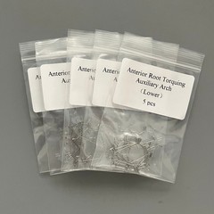 Dental Orthodontic Anterior Root Torquing Auxiliary Arch For Lower 5Pcs/Pack