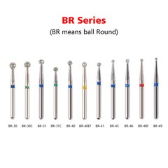 97 Types Dental Super Coarse Diamond FG Burs for High Speed Handpiece 5Pcs/pack