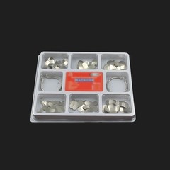 Dental Matrix Band Universal Kit of Sectional Contoured Metal Matrices