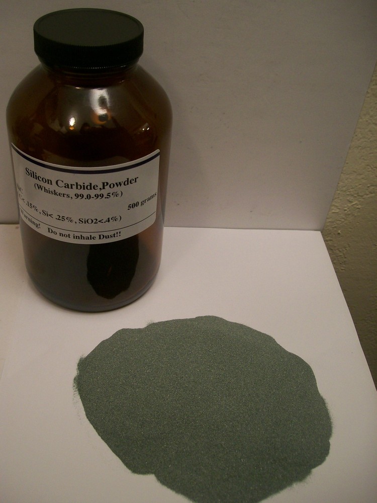 Silicon Carbide (Whiskers), 99.0 – 99.5%, 500 grams