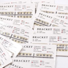 Dental Orthodontic Metal Bracket Braces Mini Standard Roth MBT Edgewise 25 Model