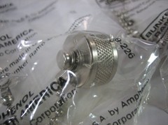 Amphenol 83-1AC *NEW LOT OF 10* Screw-on Protective Dust Cap for UHF SO239 UG363