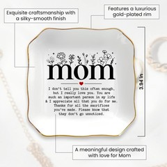 Gifts for Mom, Mothers Day from Husband Daughter Son, Birthday Women Wife Gifts.