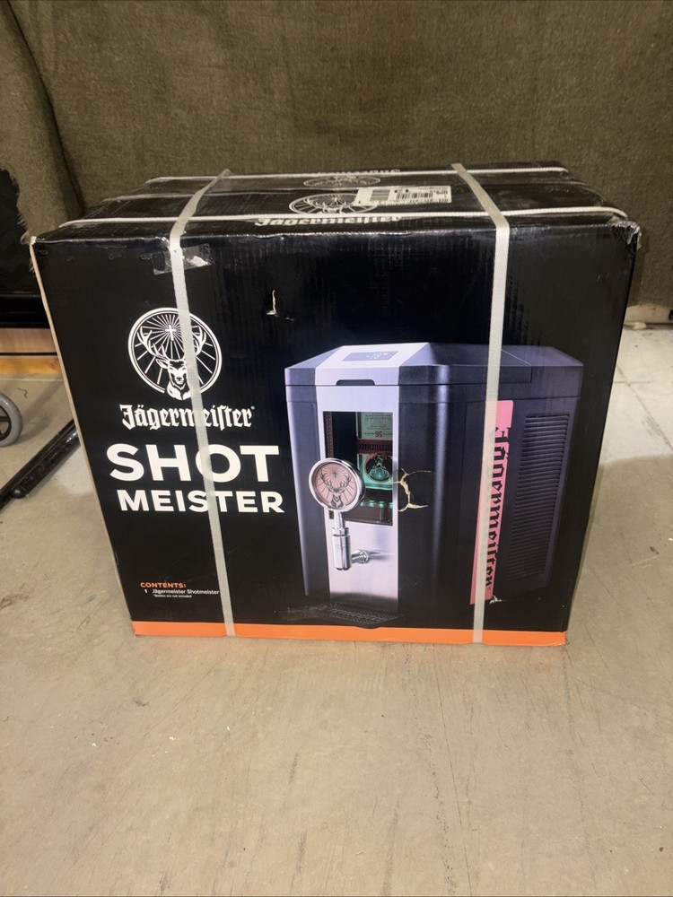 BRAND NEW FACTORY PACKED Jäegermeister Shot Meister Machine Never Out Of The Box