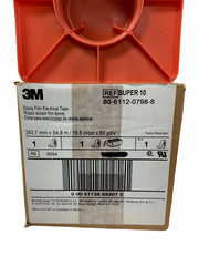 3M Epoxy Film Electrical Tape Super 10, 15-1/2 in x 60 yd, Log Roll Trimmed