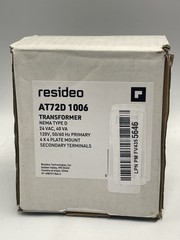 Resideo AT72D1006 Plate Mounted 120 Vac Transformer with 9 in. Lead Wires