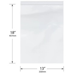 13″x18″ Clear Plastic Bags 4 Mil Extra Thick Zip Lock Seal Resealable Food Grade