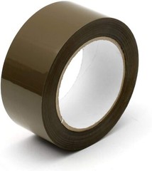 6 Rolls Premium Brown Carton Box Sealing Packing Tape 2.5 Mil Thick 2″x110 yard