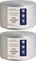 12″ Wide 700 feet Bubble Cushioning Wrap Roll Small Bubble Perforated Every 12″