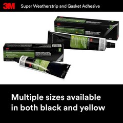 Black Super Weatherstrip and Gasket Adhesive, 08008, 5 fl oz, 1 Per Pack