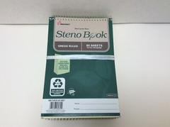 SKILCRAFT 100% Recycled Steno Books, 6×9 In, 80 Sheets/Pad 6/Pads, Free Shipping
