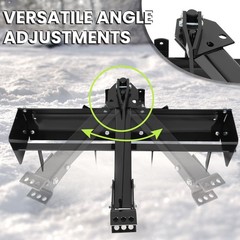 40″ Steel Adjustable Behind Box Scraper For Lawn Garden Tractors