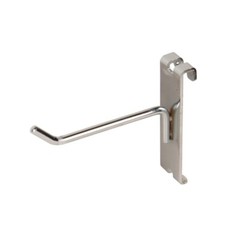 Gridwall Hooks: 1″, 2″, 4″, 6″, 8″, 10″, 12″ – Black, White, Chrome – FREE SHIP!