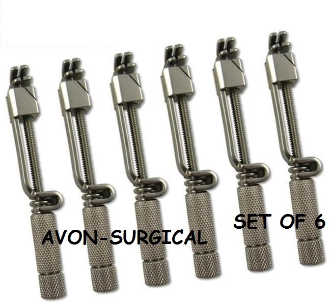 GERMAN 6 Pieces Matrix Tofflemire Retainer Universal Bands Dental INSTRUMENTS