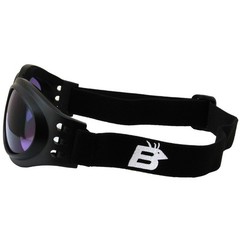2 Pairs of Birdz Eyewear Parrot Black Padded Goggles Smoke & Purple Lenses