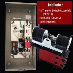 0L2911 200A Automatic Transfer Switch with Handle For Generac 200 Amp 2P 250V