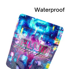 100 Pack Smell Proof Mylar Foil Storage Bags 3.5g Zip Seal Stand Up Candy bags