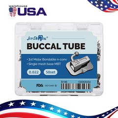 200pcs Dental Ortho Buccal Tubes 1st Molar MBT 022 Non-Conv Mesh Base Joydental