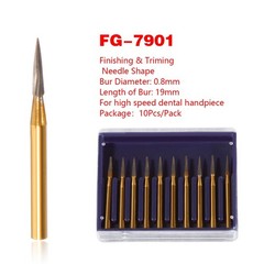 Dental Trimming & Finishing Burs Carbide FG 7901 /7902/7903 for High handpiece u