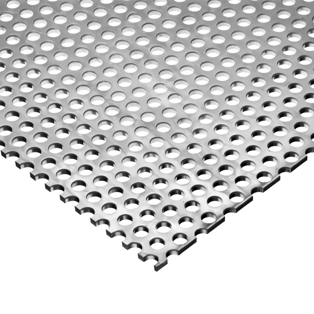 Perforated Stainless Steel Sheet 2′ x 2′ – Perforated Sheet – 20 GA. – Sandbaggy