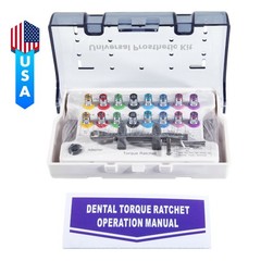 Dental Universal Implant Prosthetic Kit Torque Wrench Screw Drivers Remover USA