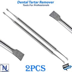 Dental Cleaning Tools Kit Tartar Scraper Plaque Remover Stainless Steel