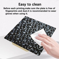 Smooth PEO+Textured PEI Spring Steel Build Plate 235x235mm, Double Sided PEO+…