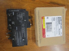 SQUARE D HOMELINE 1-HOM115PCAFI 15A 1- HOM120PCAFI 20 AFCI Circuit Breaker