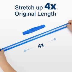 Large Rubber Bands Heavy Duty 30PCS Size #107 Blue Elastic Long Rubber Bands