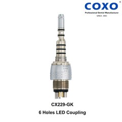 COXO Dental H16-KTPQ High Speed Handpiece Fiber Optic 6 LED for KAVO MULTIflex