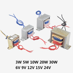1PCS Power Transformer 220 VAC, 3W,5W,10W,20W,30W, Watt Output 6,9,12,15,24,Volt