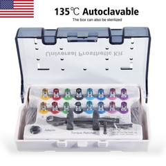 Dental Universal Implant Prosthetic Kit Torque Wrench Screw Drivers Remover Kit