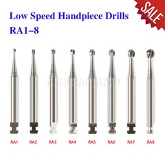 1-10 pack Dental Tungsten Steel Carbide Bur RA Round Burr Low Speed Contra Angle
