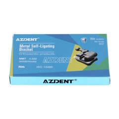 AZDENT Dental Orthodontic MIM Self Ligating Bracket Braces with Buccal Tubes