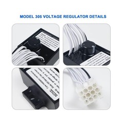 Upgrade Model 305 Generator Voltage Regulator Fit for Onan Emerald Marquis Mi…