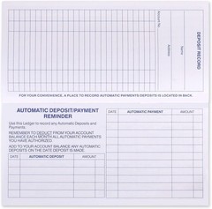 24 PCS Check Registers for Personal Checkbook, Easy to Read Checkbook Registe