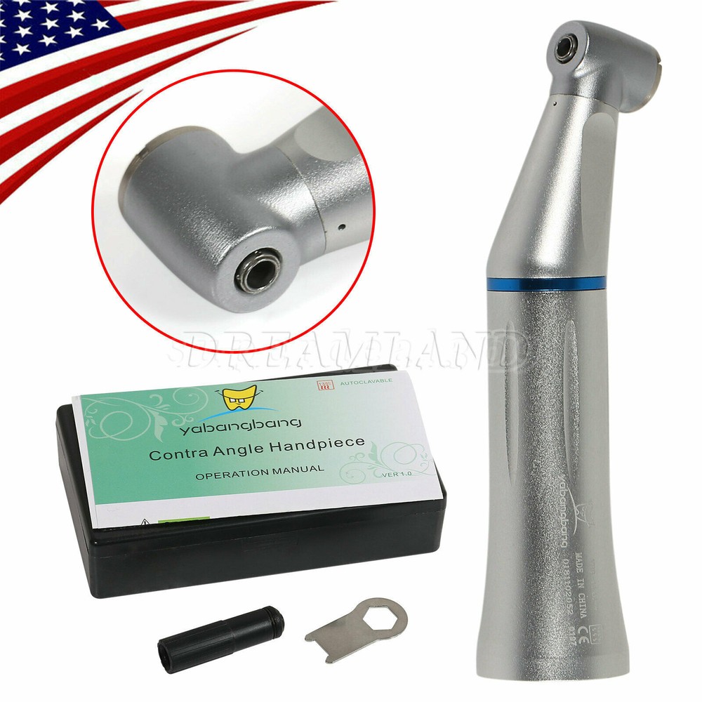 USA Dental 20:1 1:1 1:5 4:1 LED/No-LED Contra Angle Handpiece E-type Fit NSK