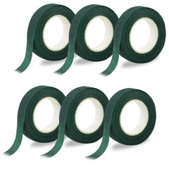 6 Roll Dark Green Floral Tape 1/2″ Flower Bouquet Stem Wrap Craft Wedding 30 Yd