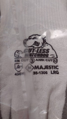 24 pcs 12 Pk NEW MAJESTIC Watchdog 35 1306 ANSI A2 Cut Resistant Gloves L Large